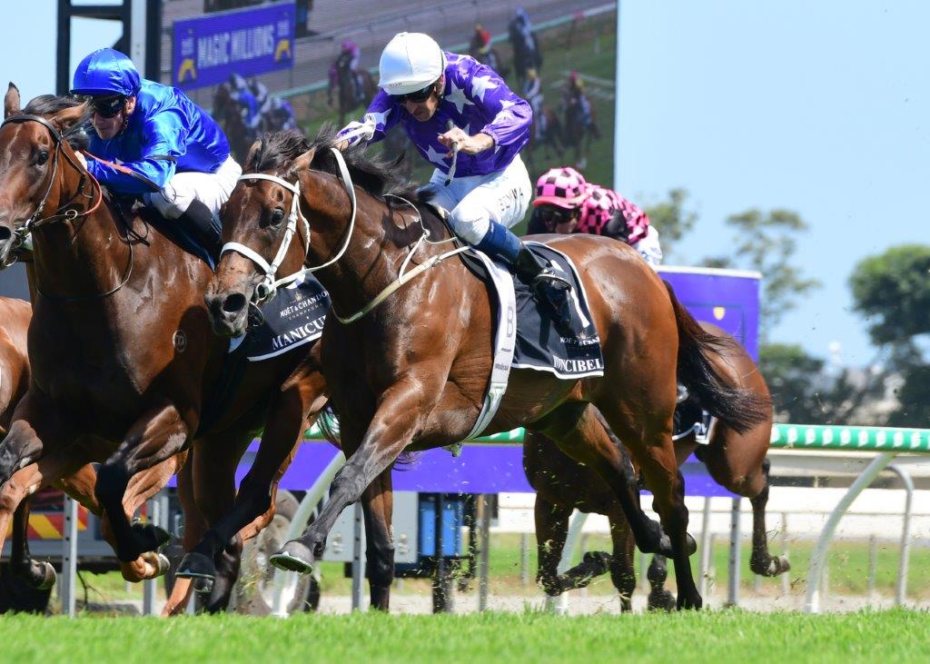 Back to back wins in the Magic Millions Fillies and Mares