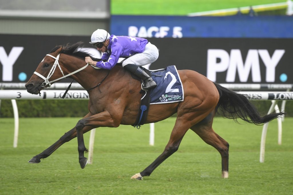 NEW ARRANGEMENT (GB) a strong winner over the Royal Randwick mile